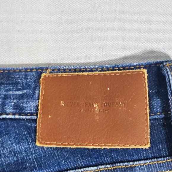 Silver Jeans men's size W29/L32 indigo blue colour Ashdown classic fit slim leg - Picture 5 of 15